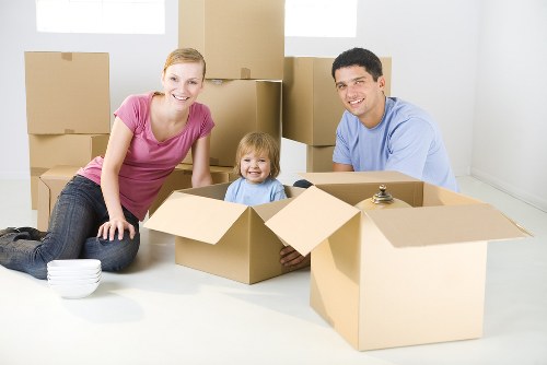 Removal team planning a move in Bayswater with boxes and furniture