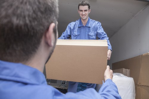 Removal team working quickly on a same-day move in Bayswater