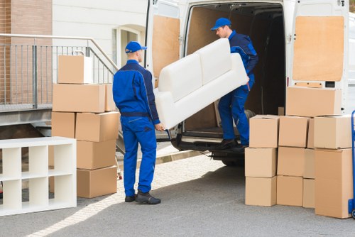 Careful transport of household belongings using a removal van in Bayswater