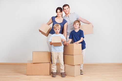 Customer confirming a moving service booking and schedule details