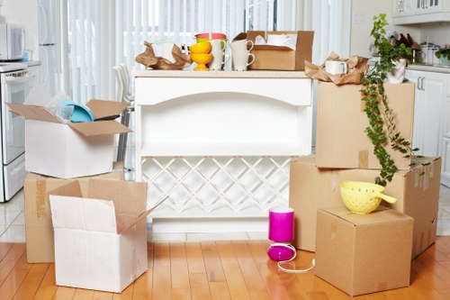Preparing boxes and furniture for removal truck hire in Bayswater